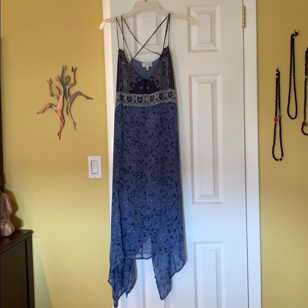 Blue sun dress